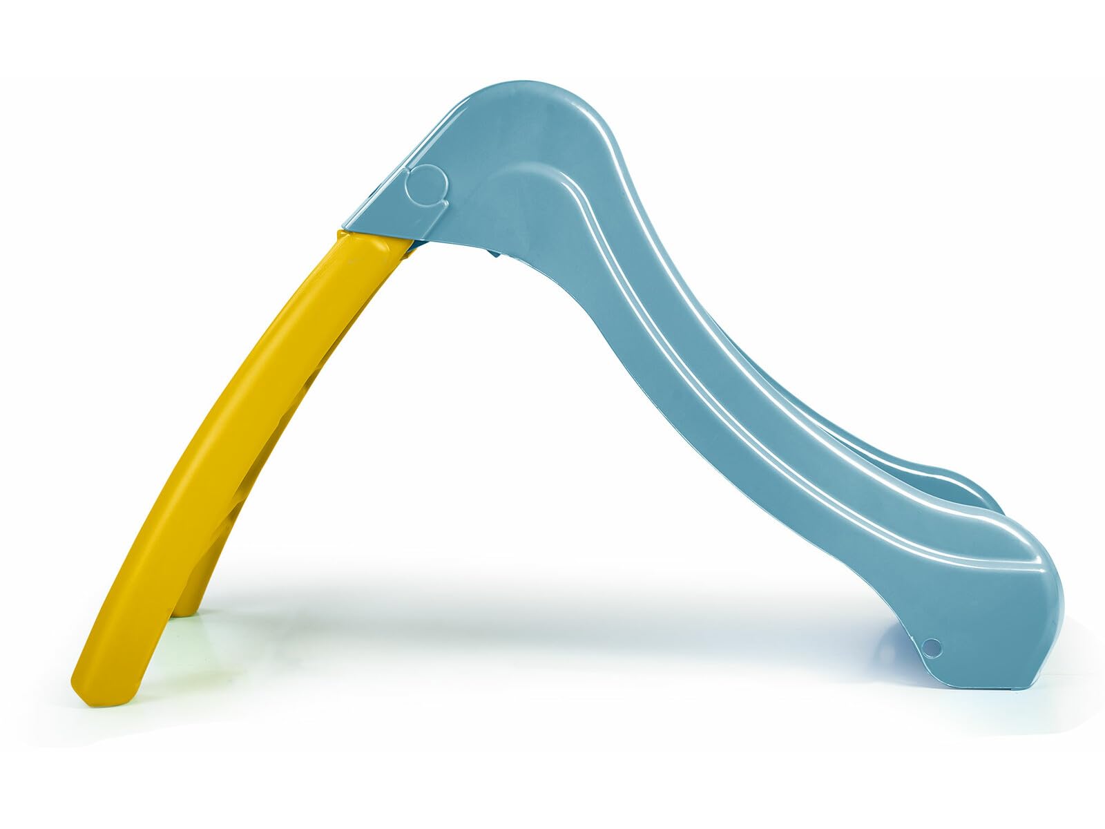 FEBER - Casual Slide, Petit Toboggan pour Jardin, marches antidérapantes, Couleurs résistantes à la lumière du Soleil et aux Variations de température, Montage Facile, +1 an, Famosa (FEL10000)