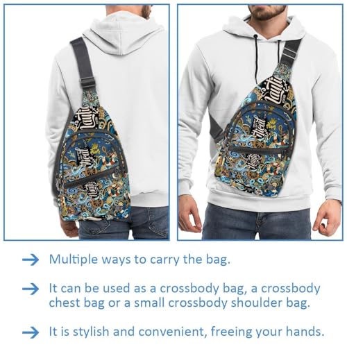 Mochila cruzada compacta e impermeable para proteger tus pertenencias en el camping 2