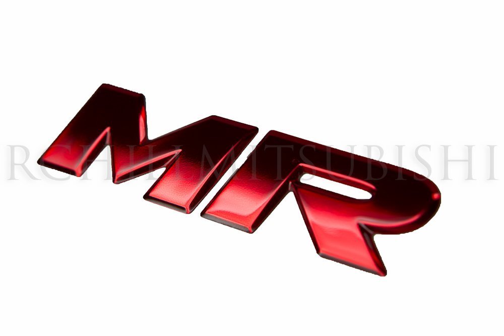 Genuine Mitsubishi MR Emblem 7415A162 Evolution 2008 2009 2010 2011 2012 2013 2014 2015 2016