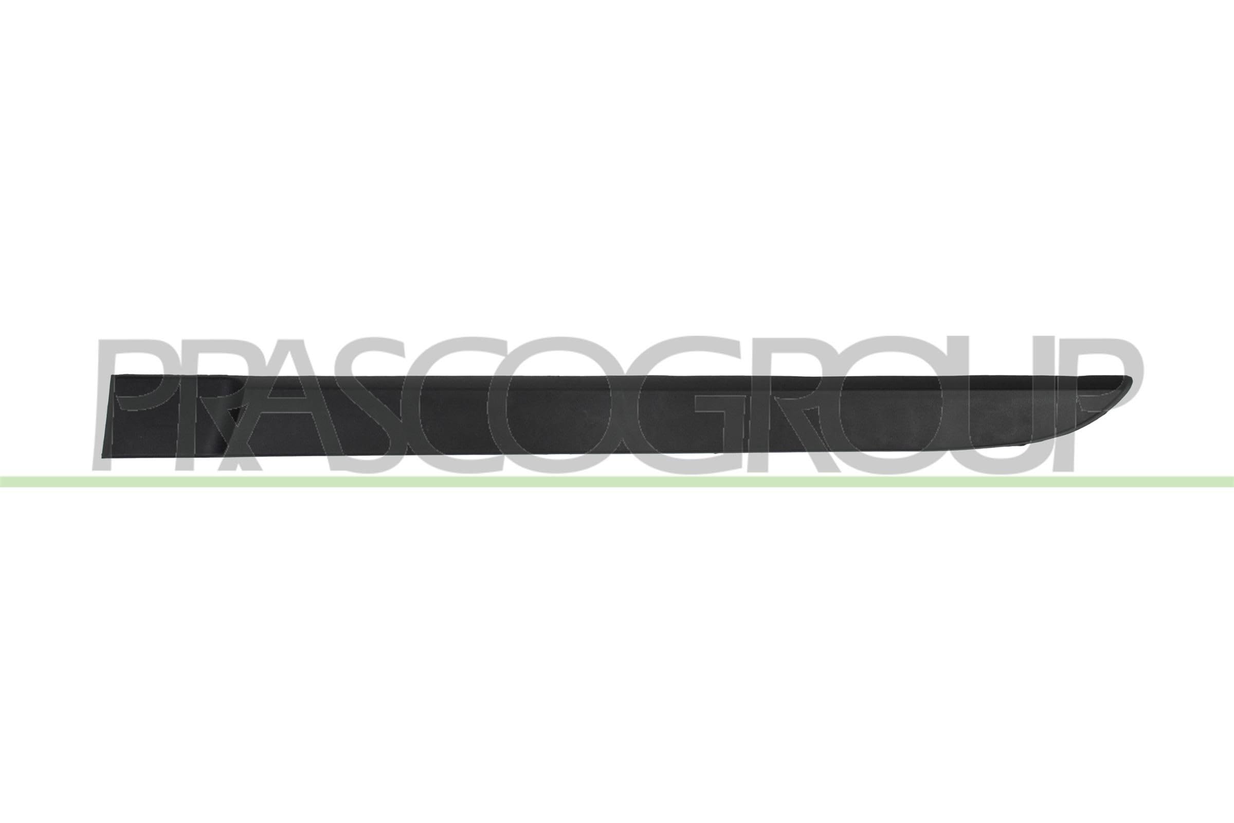 Prasco Negra Barra De Protección Para Puerta Trasera Izquierda Renault Megane Mod. 01/06 – 10/08 Mod. 5 Puertas Talla 01