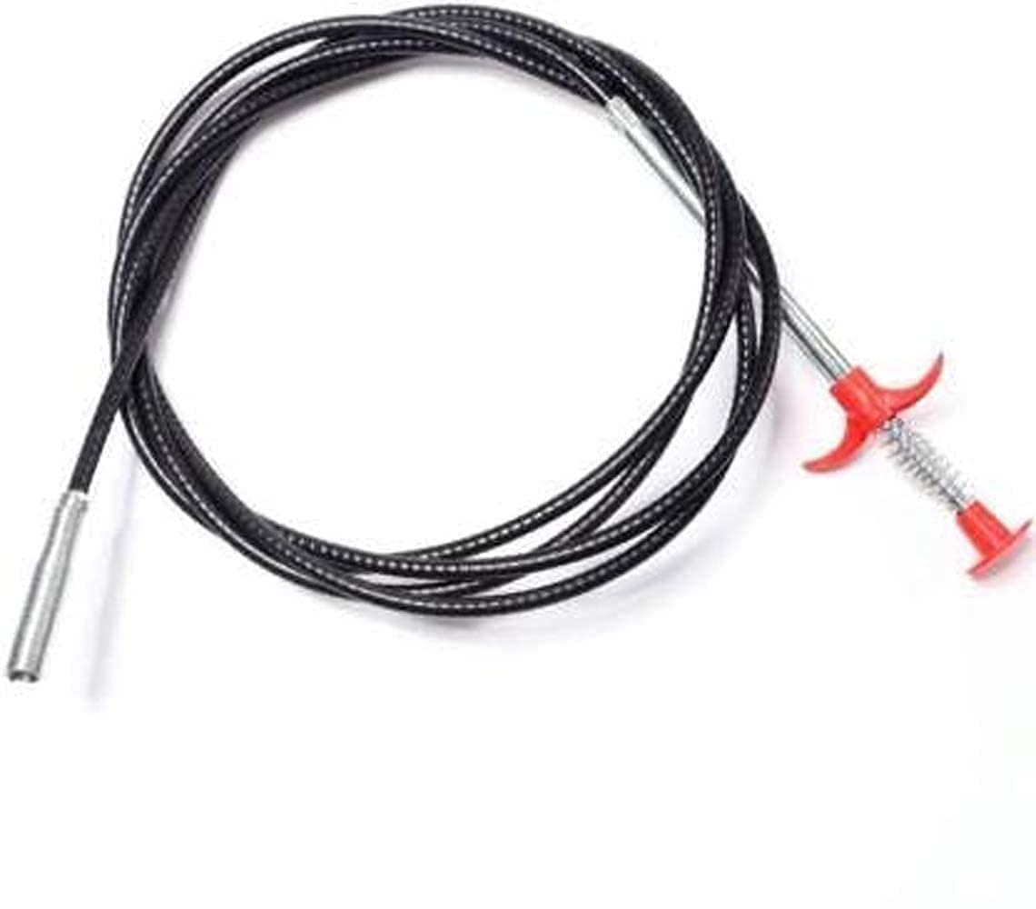 Stainless Steel Drain Pipe Cleaning Spring Stick, Hair Catching Claw Wire Tool, 160 cm-image-46