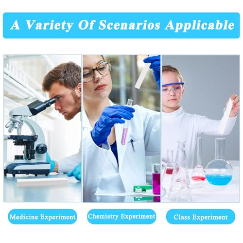 Image of 500 Pcs Chromatography Paper Strips, 6.3 x 0.79 inch Experiments Filter Papers, Laboratory Cleaning Paper for Chemistry, Laboratory, Classroom, Pigment Separation and Experiments