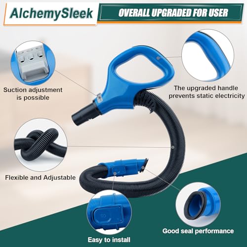 Image of CU530 Replacement Hoses Handle for Shark Navigator Rotator Lift-Away Upright Vacuum ZU560 Blue, UV730, UV725, UV725 26, ZU561, ZU562, UV725 Gray, UV650, CU520 Replacement Hose Upright Vacuum Clean