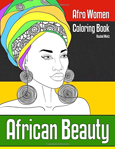 African Beauty - Afro Women Coloring Book: 30 Sketches of Ethnic Portraits & Hair Fashion Designs - - //coolthings.us