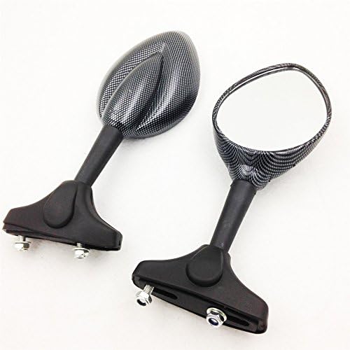 Miniatura 6 de Espejo SMT-negro compatible con Kawasaki Ninja 500 Zx6R Zx7R Zx9R Zx 10R 12R 14R 636 Ducati Monster B00RUEHDH2