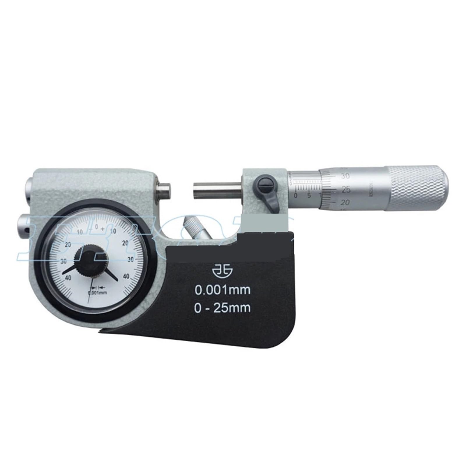 Gqnblvhzupdm 1 Micrometer, 0-00Mm Lever Outside Diameter Indicator Snap Micrometer With Dial Bulk Parts Measuring Ruler Industrial Grade Screw Gauge(50-75Mm(0.001))