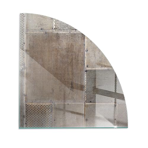 Verre trempé pour cheminée 100x100 cm rond | Plaque de sol - 2