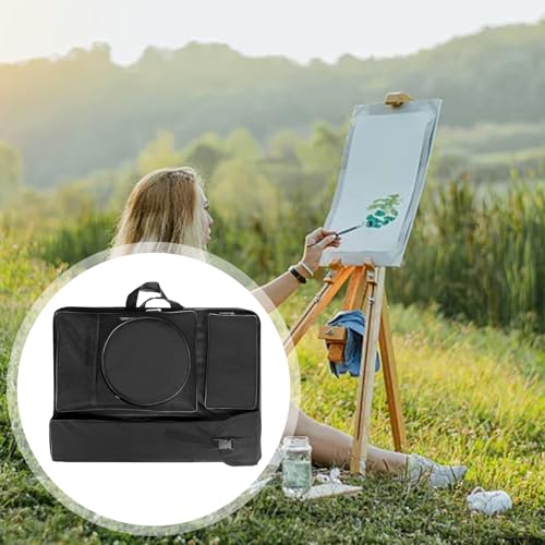 Sac à dos d'artiste étanche avec sangles réglables pour matériel de dessin