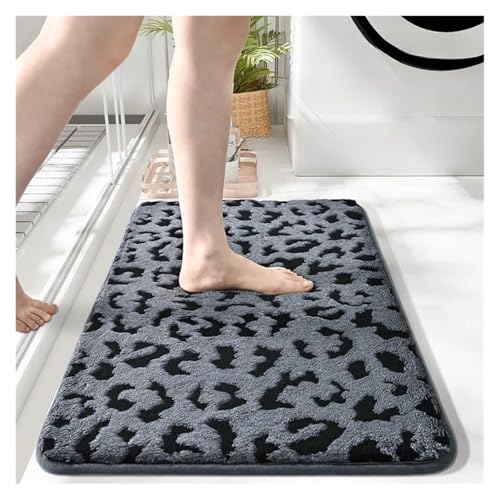 �q���E���o�X�}�b�g ���茺�փh�A�}�b�g ����~�߃g�C���p�b�h �h�� �z���� �t���A�N�b�V���� �J�[�y�b�g �z�[���G�b�Z���V����(Gray,40x60cm)