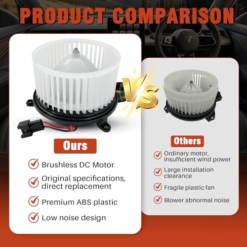 Image of AC Heater Blower Motor with Fan 700251 fit for Mazda 6 2009-2013, for Ford F-350 Super Duty 2011-2016, F-250 Super Duty 2011-2016