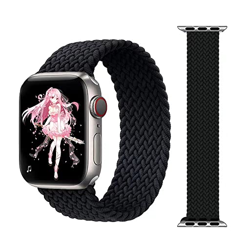 コンパチブル apple watch アップルウォッチ用バンド iwatch 柔らかいシリコーン糸混紡リサイクルヤーン素材 ブレイデッドソロループ 編組バンド apple watch ultra3/ultra2/ultra/10/9/8/7/6/5/4/3