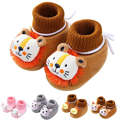 Winter Children Infants Toddler Shoes Boys and Girls Floor Shoes Non Slip Plush Warm Slip On Girls Bowling Shoes Size 33