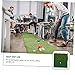 BESPORTBLE Indoor Golf Practice Mat Compact Turf Rug for Swing Training Portable Hitting Pad for Indoor Use Shot Accuracy Essential Accessory for Golfers