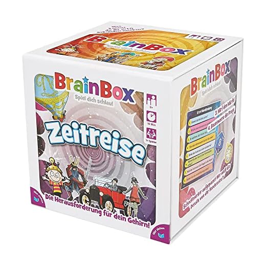 Brain Box 2094936 tidsresa, pedagogiskt spel, frågesport för barn från 7 år