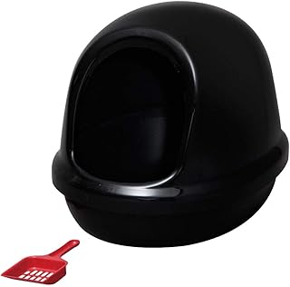 Iris Ohyama Cat Litter Box Pne-500f Black Pour Chat