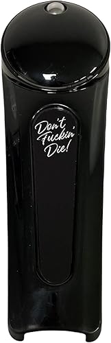 Miniatura 2 de Kustom Cycle Parts Inserto de consola de panel de tablero de metal prémium Don't Fuckin' Die. Se adapta a Harley Davidson Street Glides 2008-2020 y