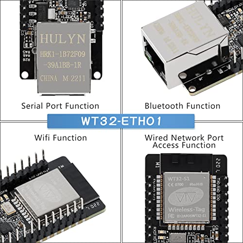 EC Buying WT32-ETH01 ESP32 Development Board, Embedded Serial Port to Ethernet & Wi-Fi/Bluetooth Dual-Mode Support by EC Buying - Image 5