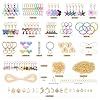 ATCCPYDM 253 Pcs Keychain Making Kit,with Charms & Keychain Clips,DIY Bag Charms,Bracelet,Bead Key Chain Making Kit for Adults DIY Crafting and Jewelry Making Supplies