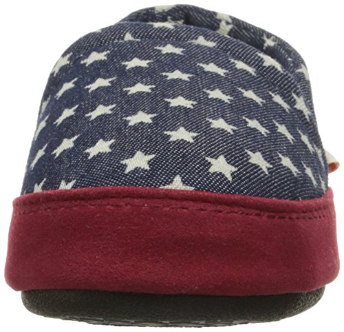 Acorn Unisex Child Colby Gore Moc Slipper, Navy Stars, 1 Little Kid Us #TOP1