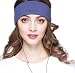 Sleep Headphones Headband Fashion Velcro Adjustable Breathable Cotton Sports Pure Color Logo invisible-Blue-Fit Majority ¡