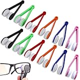 Limpio y sin manchas: el limpiador de gafas no deja residuos en gafas y gafas de sol, incluidas huellas dactilares, rayas, manchas, etc. El revestimiento especial de las lentes de las gafas no se daña.