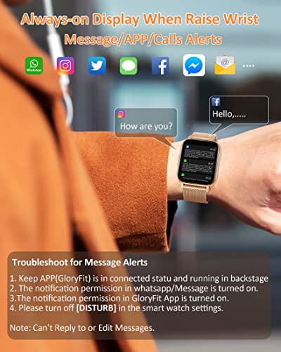 Smart Watch With Call Answer/Dial, 46Mm Big Face Smartwatch For Android & Iphones Compatible, Fitness Tracker W/Heart Rate, Sleep Monitor, Sp02, Blood Pressure, 23 Sport Mode Watches For Women Men #TOP3