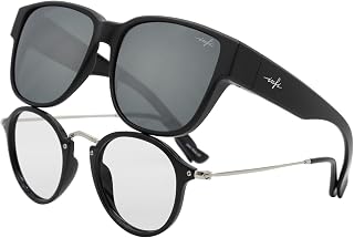 INFI Fit Over Glasses Sunglasses Polarized for Women Men Fishing Driving Outdoor Mirrored Lens UV Protection