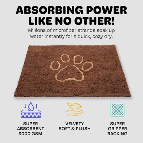 Paillasson microfibre pour chien parfait pour les retours de balade