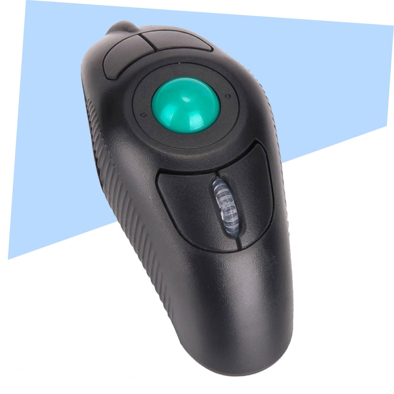 NUOBESTY Ratón Inalámbrico de Mano Trackball, Ratones Inalámbricos de 2,4 GHz y Puerto USB, Control Pulgar para Portátil