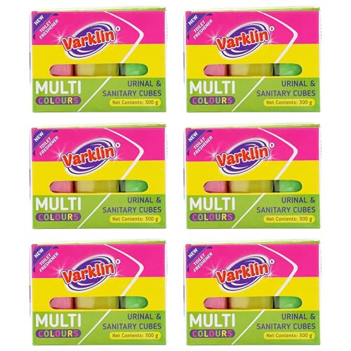 Image of Multi Colour Urinal & Sanitary Cubes Pack of 72, Air Freshener Deodorizer for Toilets, Bathrooms & Washbasins - Long-Lasting Freshness for 30 Days, Eliminates Odours, Easy to Use, 1800g