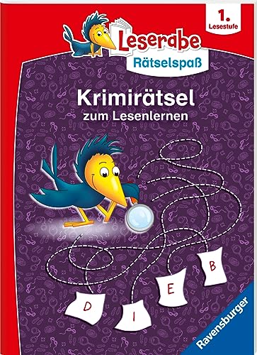Ravensburger Leserabe Rätselspaß - Krimirätsel zum Lesenlernen - 1. Lesestufe, Rätselbuch ab 6 Jahre