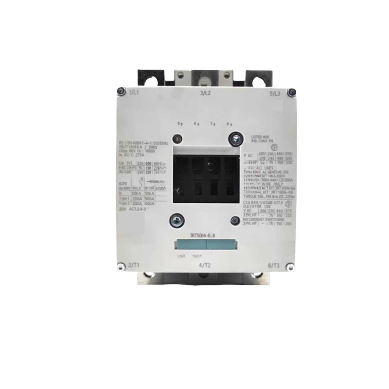 QfUxYYSLD Contactor 3RT5064-6... 6 3RT5064-6 AF36 110V 275A