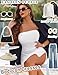 Avidlove Womens Mesh Dress Bodycon Mini Lingerie Dress Backless Tube Ruched Slit Clubwear Outfits White L