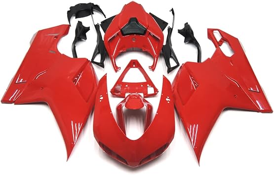 Candy Red Fairings for Ducati 1098/848/1198 2007-2012 08 09 10 Fairings | for Ducati 1098/848/1198 2007 2008 2009 2010 2011 2012 Motorcycle Body Kit Injection Molded Fairing Kit, ABS Plastic Fairings