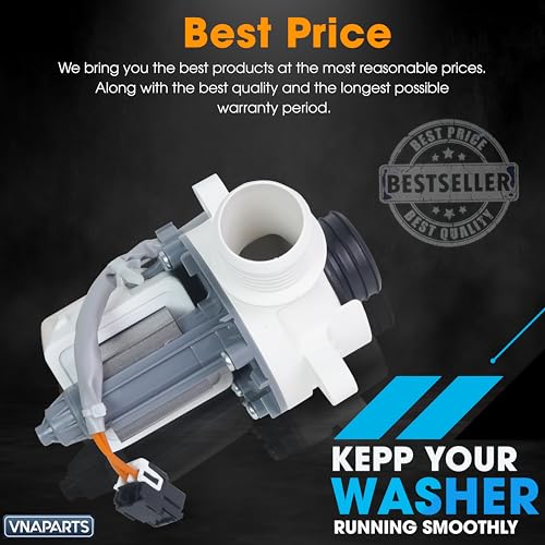 Upgraded WH23x24178 WH23x28418 GE Washer Drain Pump, B40-3a01 Washer Drain Pump & Motor Fit for GE gtw750 / Hot-point, 290d1201g003 Washer, Replace WH23X27574 AP6796897 WH23x28418 from VNAPARTS by VNAPARTS - Used condition - Image 7