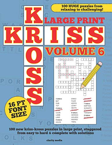 Large Print Kriss Kross Volume 6