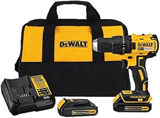DEWALT 20V MAX* Cordless Drill / Driver Kit, Compact, Brushless (DCD777C2)