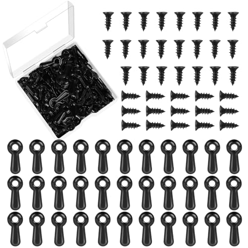 Picture Frame Turn Button Fasteners Set, 100 PCS Picture Frame Backing Clips Photo Frame Hardware...