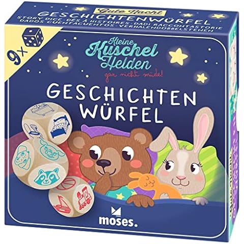 moses. 38177 Geschichtenwürfel Kuschelhelden, 9 süße Erzählwürfel Cover