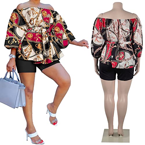 Image of Jigfar Womens Sexy 2 Piece Outfit Floral Print Jumpsuit Clubwear Summer Romper
