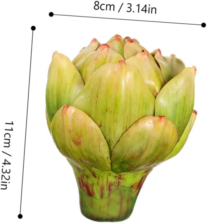 IMIKEYA 8pcs Artificial Faux Artichokes Fake Plants for Decoration Plastic Artificial Flower Bonsai Props