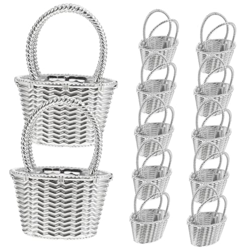 TOVINANNA Flower Basket Handheld Candy Box Small Baskets for Favors Party Decorations