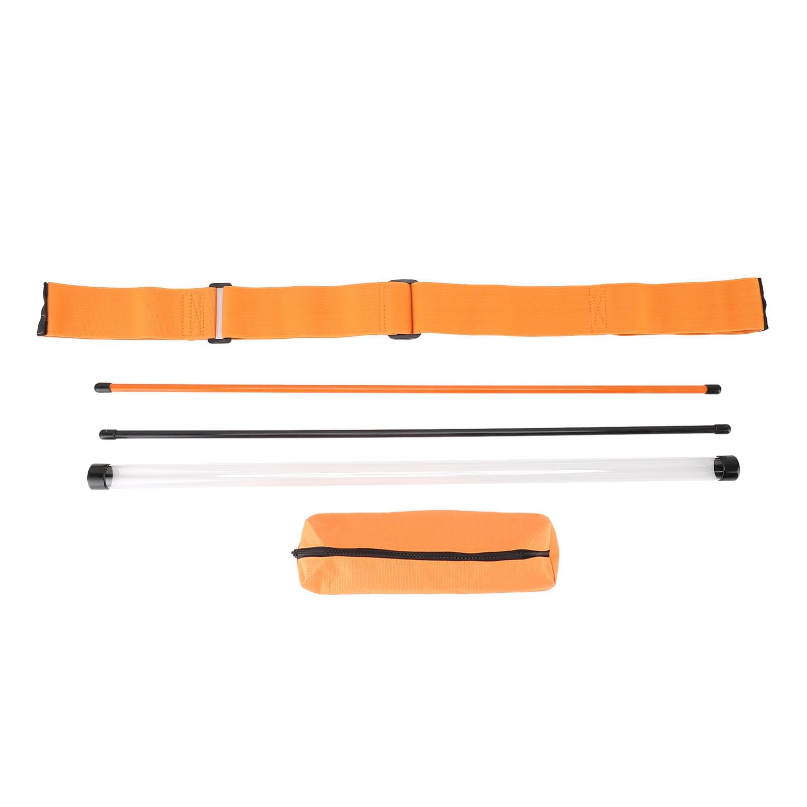 Golf Swing Trainer Golf Grip Aid Swing Stick Trainer Migliore Rotazione e Controllo dell'alimentazione con Canna da Fibra di Vetro a Banda Elastica