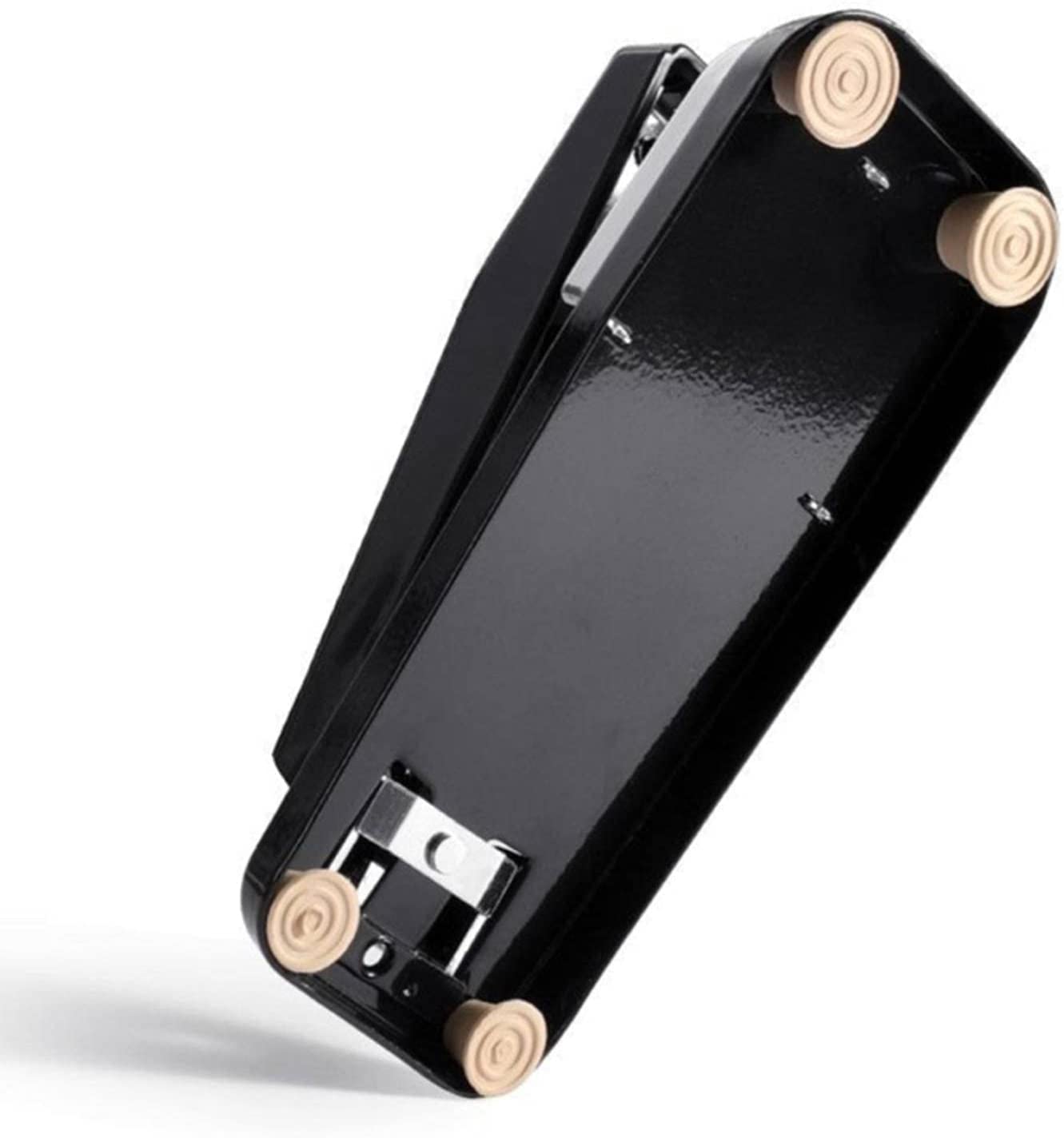 Oficina Grapadora Swing brazo giratorio grapador de escritorio stapler360 grado rotación clásico simple grapador papelería suministros for la escuela de oficina en el hogar Escolares Papelería Engrapa