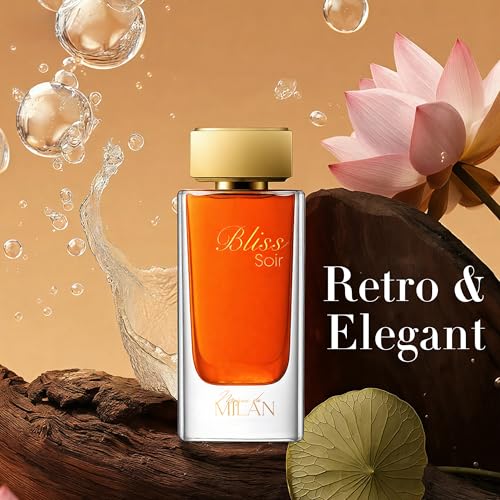 Image of BLISS SOIR, Women Cologne, Long Lasting EDP, Passionate Allure & Luxurious Elegance, Daily Fragrance for Women, 3.4 Fl Oz