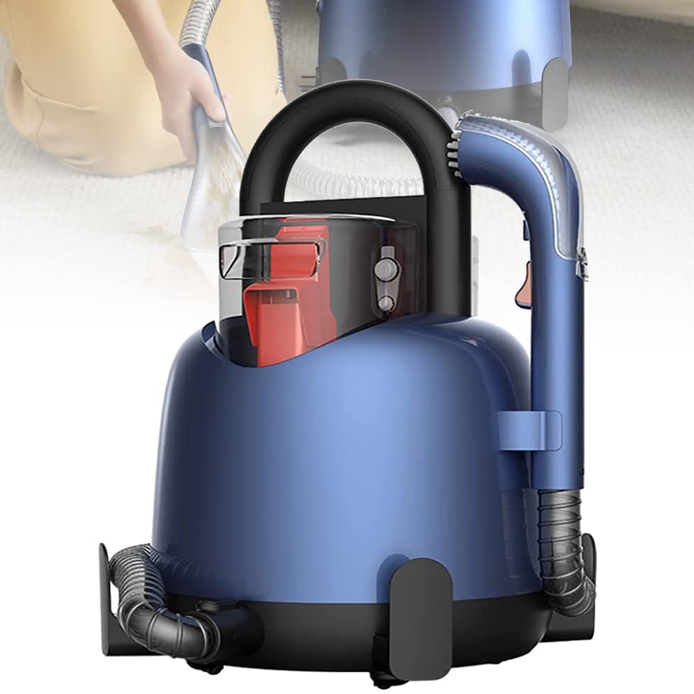 Przenośna maszyna do czyszczenia dywanów, odkurzacz o mocy 750 W, duża siła ssania 14500 Pa, lekka myjka do dokładnego czyszczenia dywanów, szampon do dywanów i dywanów, do sof, dywanów, samochodów