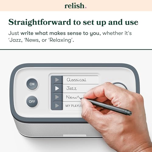 image for Relish - Simple Portable FM Radio and MP3 Music Player for Seniors, El