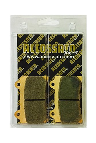 Mescola EV1 Accossato AGPA197EV1-14 Pastiglia Freno per YAMAHA>FJ 1200 (3CV/CXW TYPE), 1200 (1988-1995), Set di 2