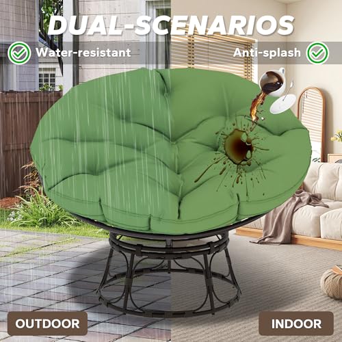 Sillón Plegable de Tela Peluche Verde miniatura 2