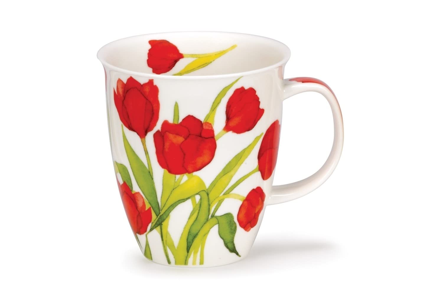 Dunoon Transparent Nevis Fine Bone China Mug - Flora Tulip